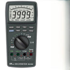 i-POOK DM-9960 Digital Multimeter AC/DC Voltmeter Ammeter Non-contact Voltage Detector Electric Current Tester Hz Diode Capacitor Large LCD Display with Bar Graph Indicator made in Taiwan