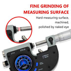 0-25mm Electronic Lever Micrometer, Digital Outside Micrometer, Gauge Measurement Tool, Resolution 0.0005mm, for Machining Workshops, Industrial Quality Inspection