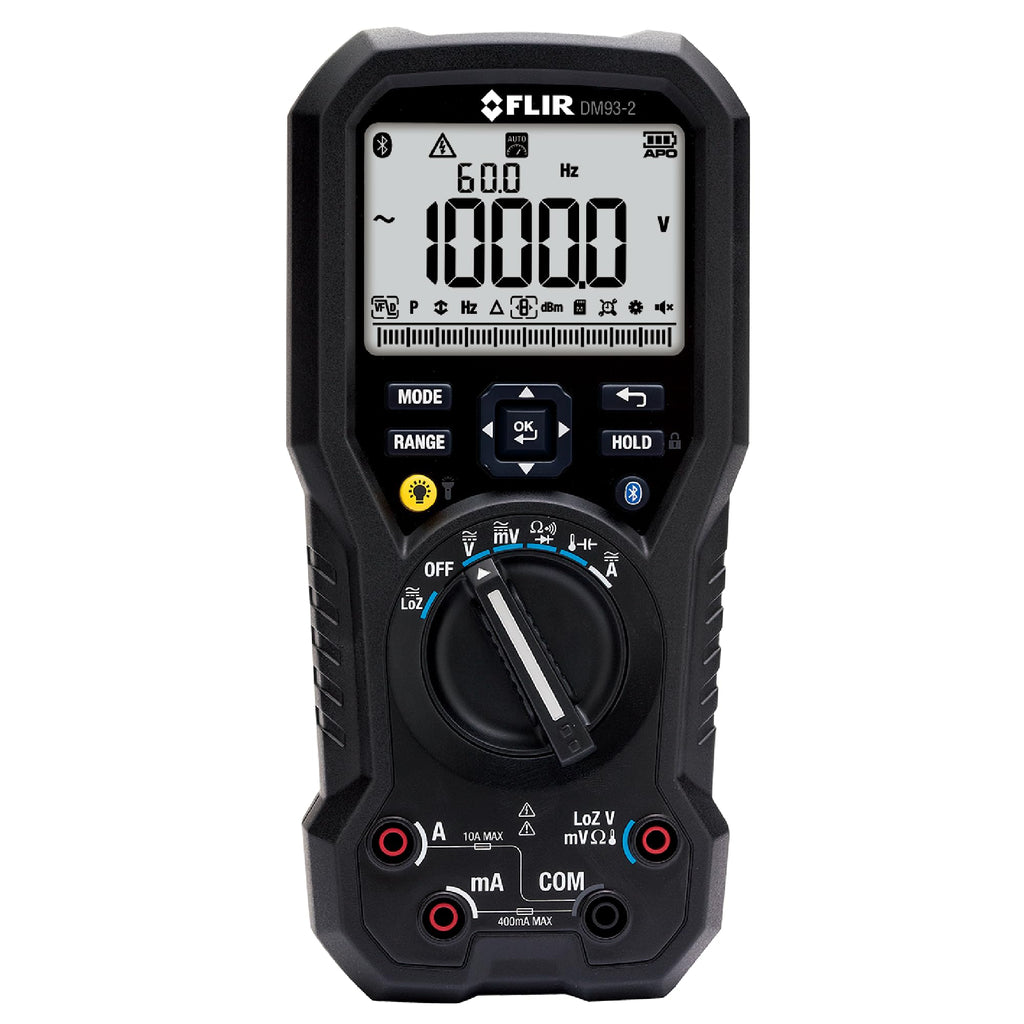 Flir DM93-2 True RMS Industrial Digital Multimeter, 40000 Count