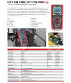 UNI-T UT15B Pro UT17B Pro UT18B PRO True RMS Auto Range Digital Multimeter Anti-Burn VFC Hz Capacitor Resistor Electrician Multi Meter(UT17B Pro)