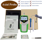 Tesla Meter Tester Digital Gauss Meter Surface Magnetic Field Tester with Axial Probe 2% Accuracy Guassmeter