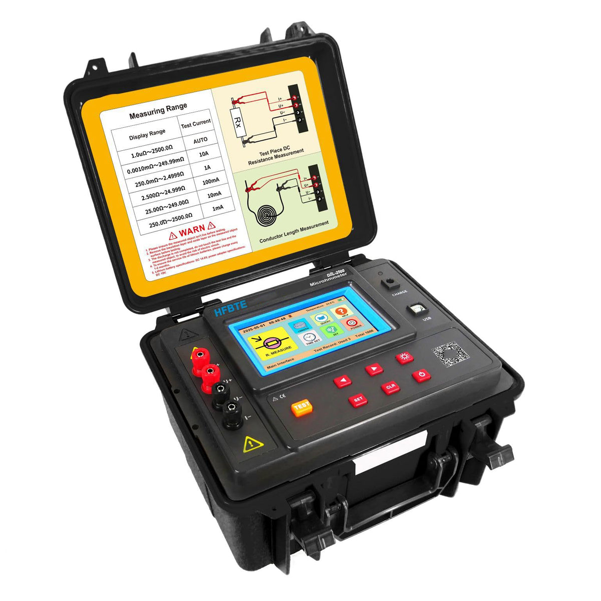 Micro Ohmmeter DC Low Value Resistance Tester