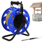 100m Water Level Measurement Gauge with Fixed Probe and Steel Tape Groundwater Level Measuring Instrument for Wells Boreholes Reservoirs and Pipes