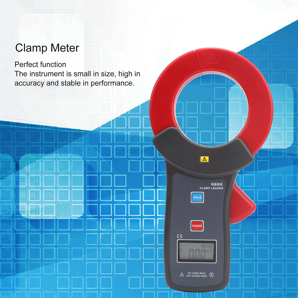 Leakage Current Meter 68mm Jaw, USB Data Logging AC Test