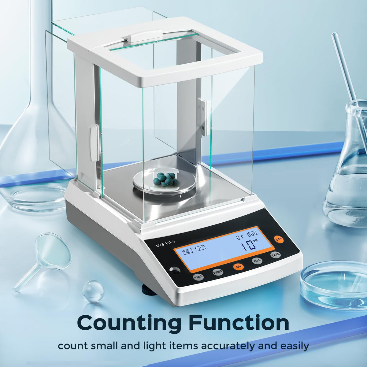 Analytical Balance 120g x 0.0001g Scale with RS232 & Percentage
