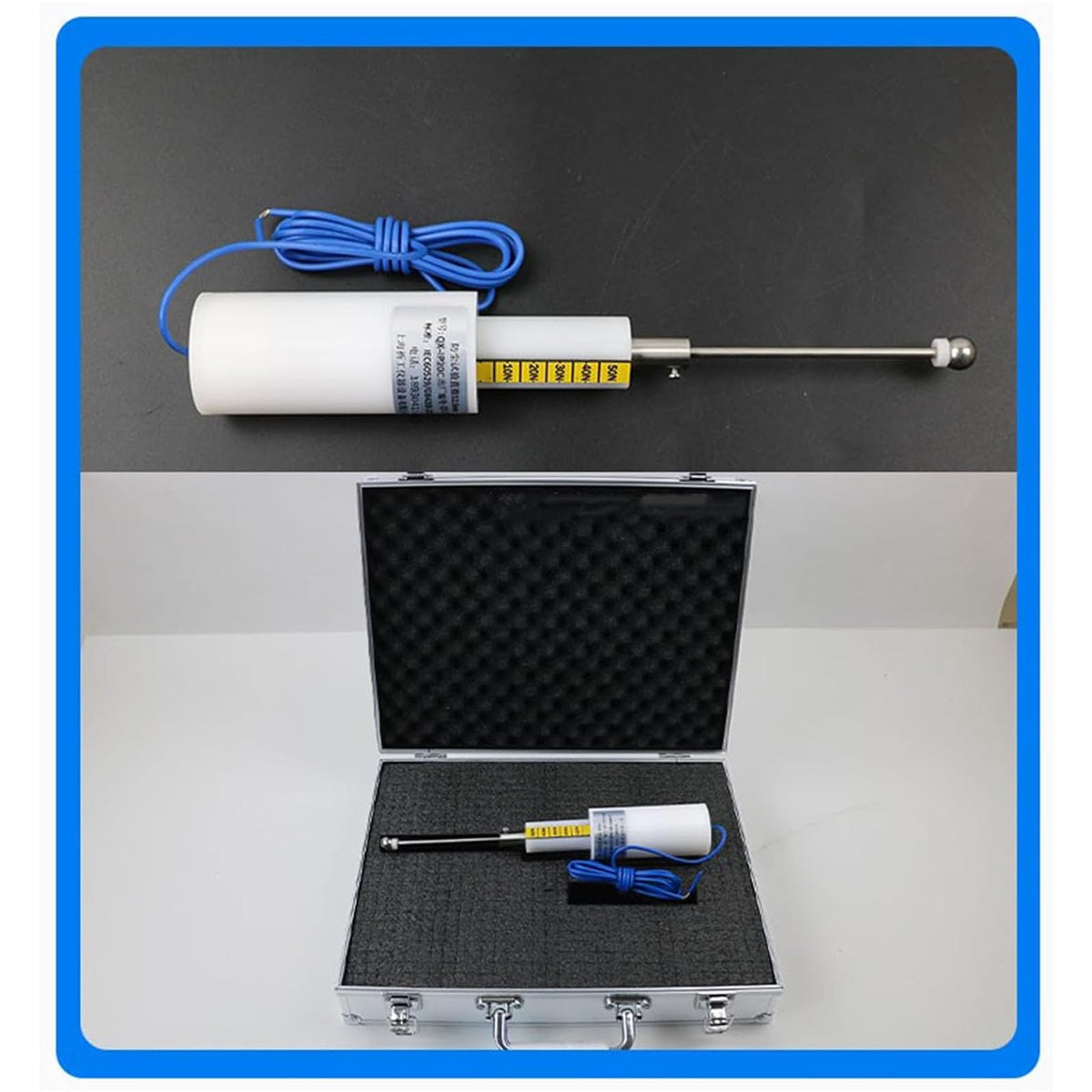 Steel Ball Probe, Experimental Steel Ball Probe, 12.5mm Test Probe Rod, with 50N Thrust, for Testing The Protection of Household and Similar Electrical Appliances Against Electric Shock