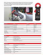 UNI-T Uni-Trend Multimeter clamp Meter UT251A UT251C UT253A Current Leakage clamp Meter Digital Detector High Accuracy Sensitivity Amp Amperometric Leak Tester(UT251A)