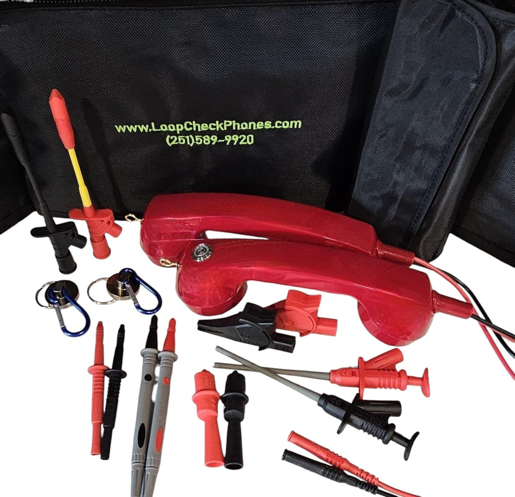 Loop Check® Phones Electrician Continuity Test Phone Sets ME002-NRM with Magnets