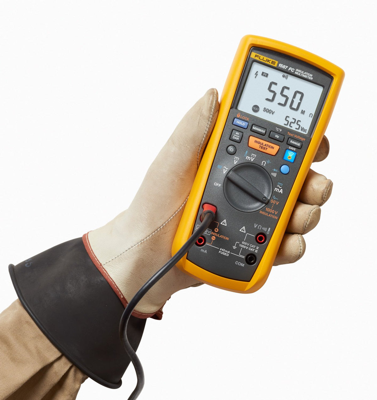 Fluke 1587 FC 2-in-1 Insulation Multimeter + Fluke C35 Polyester Soft Carrying Case