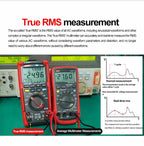 UNI-T Uni-Trend Multimeter clamp Meter UT196 Professional Digital Multimeter 1700V DC Voltage Tester True RMS Capacimeter Resistance Frequency Meter- Solar Pro
