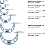 REXBETI Outside Micrometer, Ultra-Precision Carbide Tipped Measuring Tool