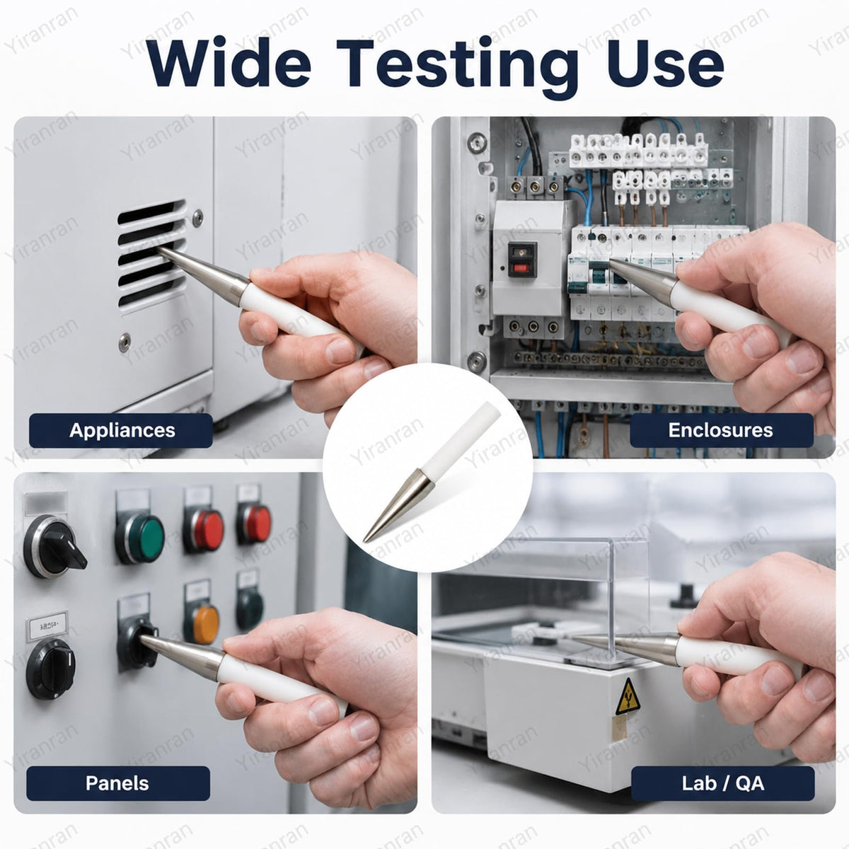 UL Articulated Test, Electrical Safety Simulated Finger, Accessibility Test Probe for Shock Protection, Appliance, Enclosure, Industrial and Laboratory Inspection