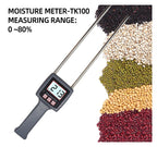 Moisture Meter TK100 Digital Grain Corn Rice Soybean Peanut Sorghum Soil Humidity Hygrometer Tester with Measuring Prob