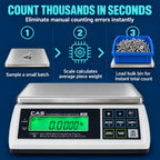 CAS ED-30 Multifunctional Electronic Counting Scale - Dual Range (30lb)