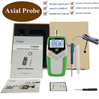 Tesla Meter Tester Digital Gauss Meter Surface Magnetic Field Tester with Axial Probe 2% Accuracy Guassmeter