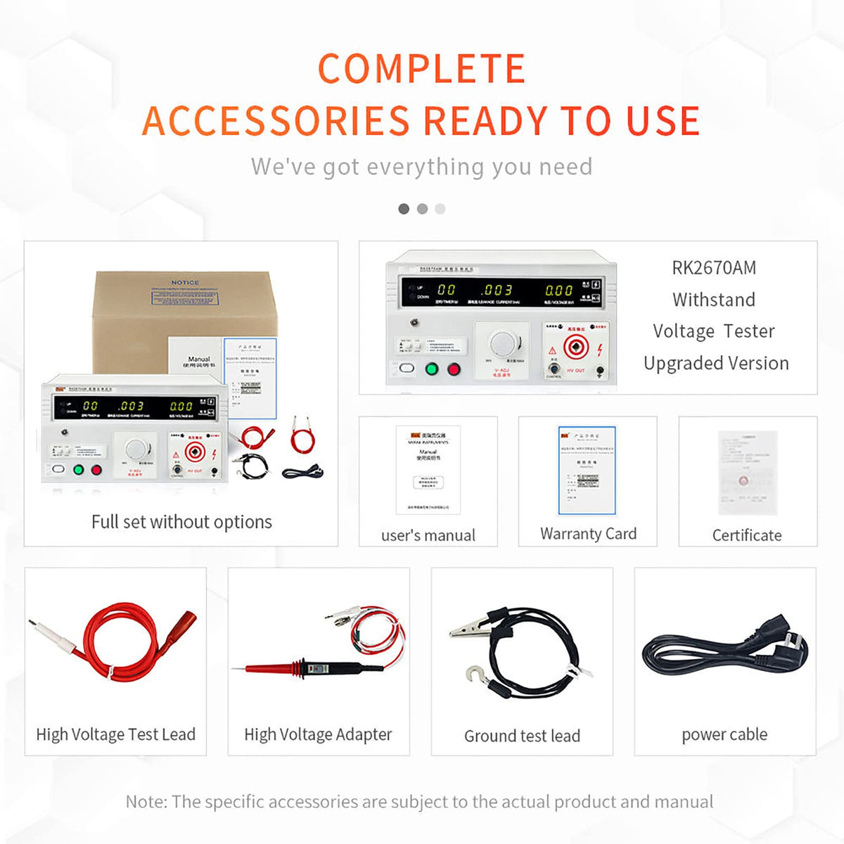 5KV High Voltage Tester - Digital AC Insulation Resistance Tool for Electrical Safety Assessment, LED Display, Reliable High Voltage Measurement