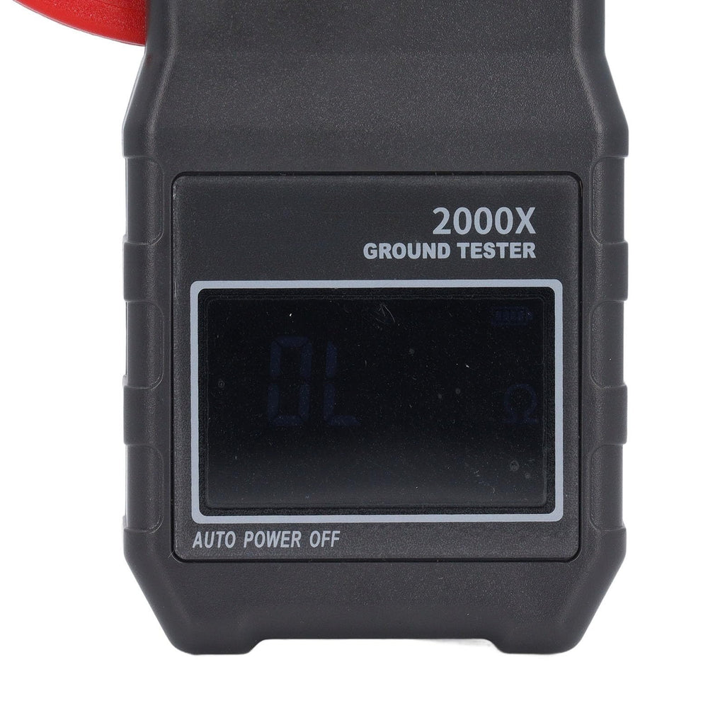 WALFRONT Clamp Ground Resistance Tester, 0.01-500 Ohm, 500 Memory