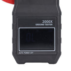 WALFRONT Clamp Ground Resistance Tester, 0.01-500 Ohm, 500 Memory