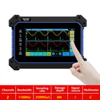 Hantek TO1112C Multi-Functional Full Touch Screen Oscilloscope 2 Channels 110MHZ Oscillscopio Multimeter