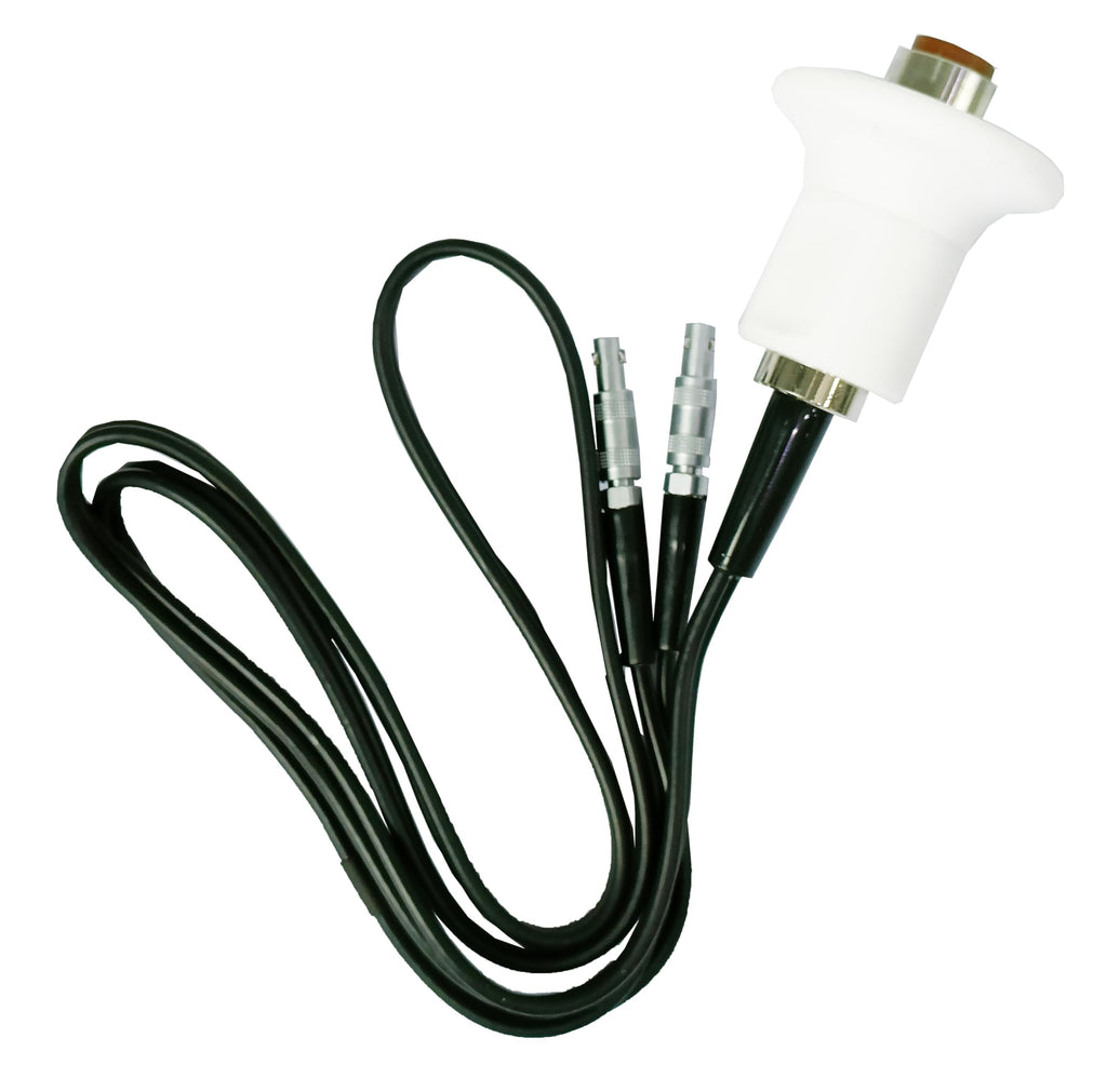 Ultrasonic Thickness Gauge High Temperature Probe Sensor Transducer for High Temperature (Lower Than 300℃) Materials Thickness Measurement with Frequency 5MHz Range 3.0-200mm Dimensions 12mm