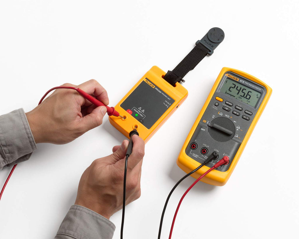 Fluke-87V Digital Multimeter and PRV240 Proving Unit Kit