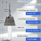 Test Probe - Bend Test Finger Accessibility Probe, Hinged Probe, Curved Finger Test for Electrical, Industrial, Scientific, Laboratory Use
