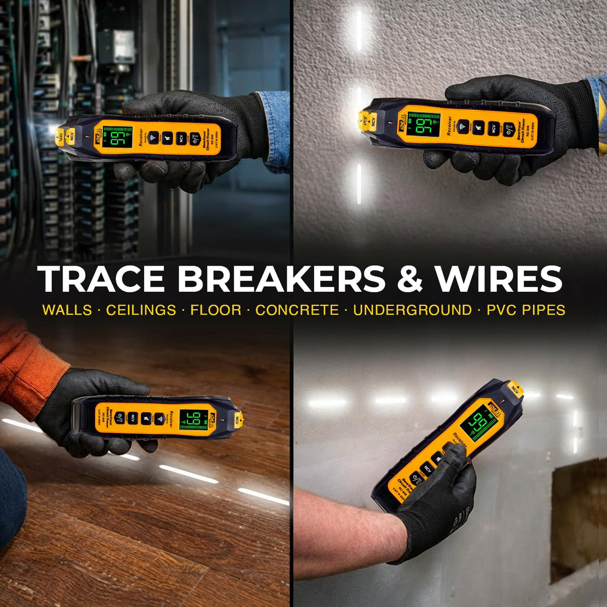 Ideal Electrical SureTrace Plus Circuit Tracer, Circuit Breaker Finder Tool