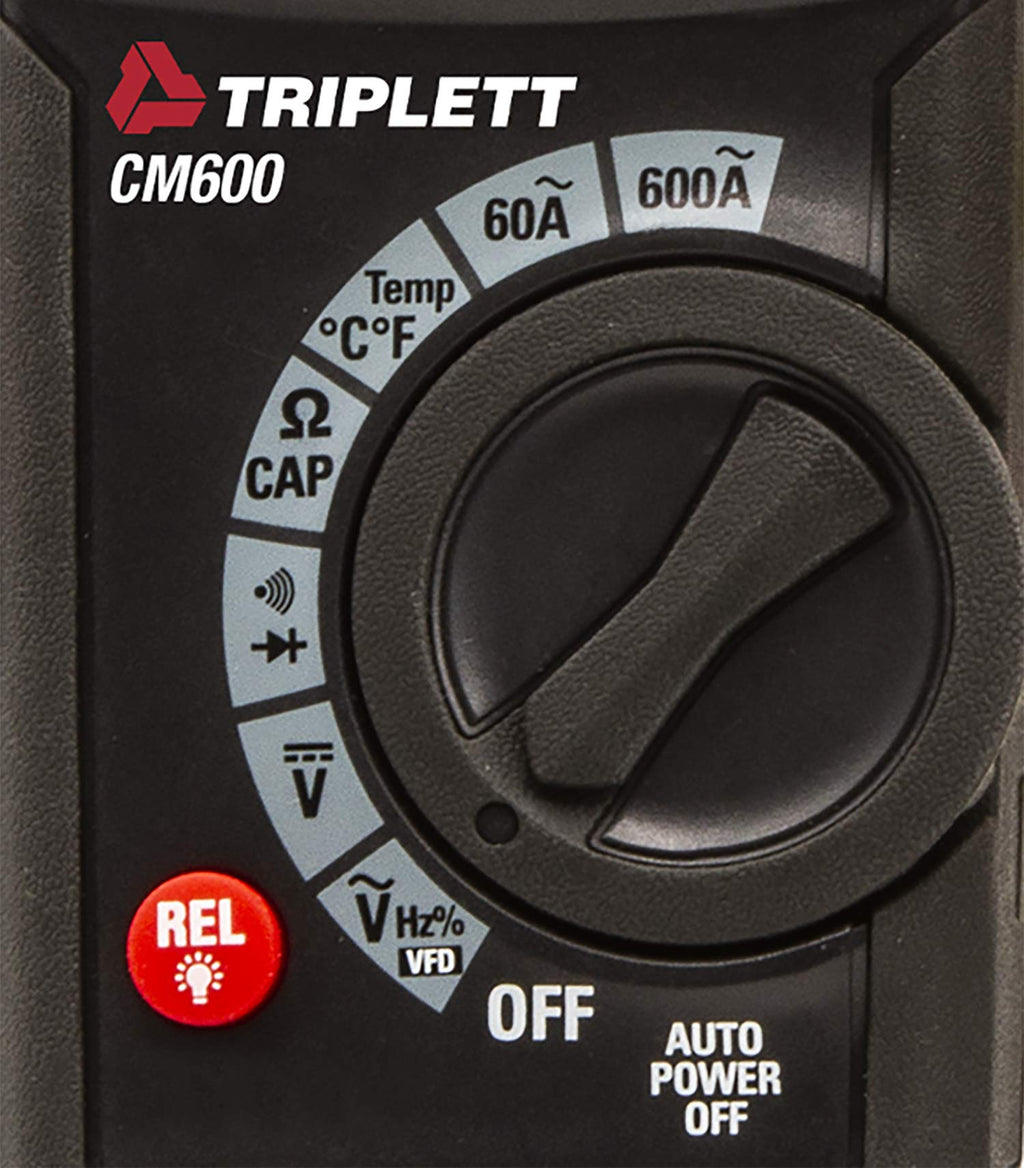 Triplett CM600 600A AC Clamp Meter with Inrush with NIST Calibration