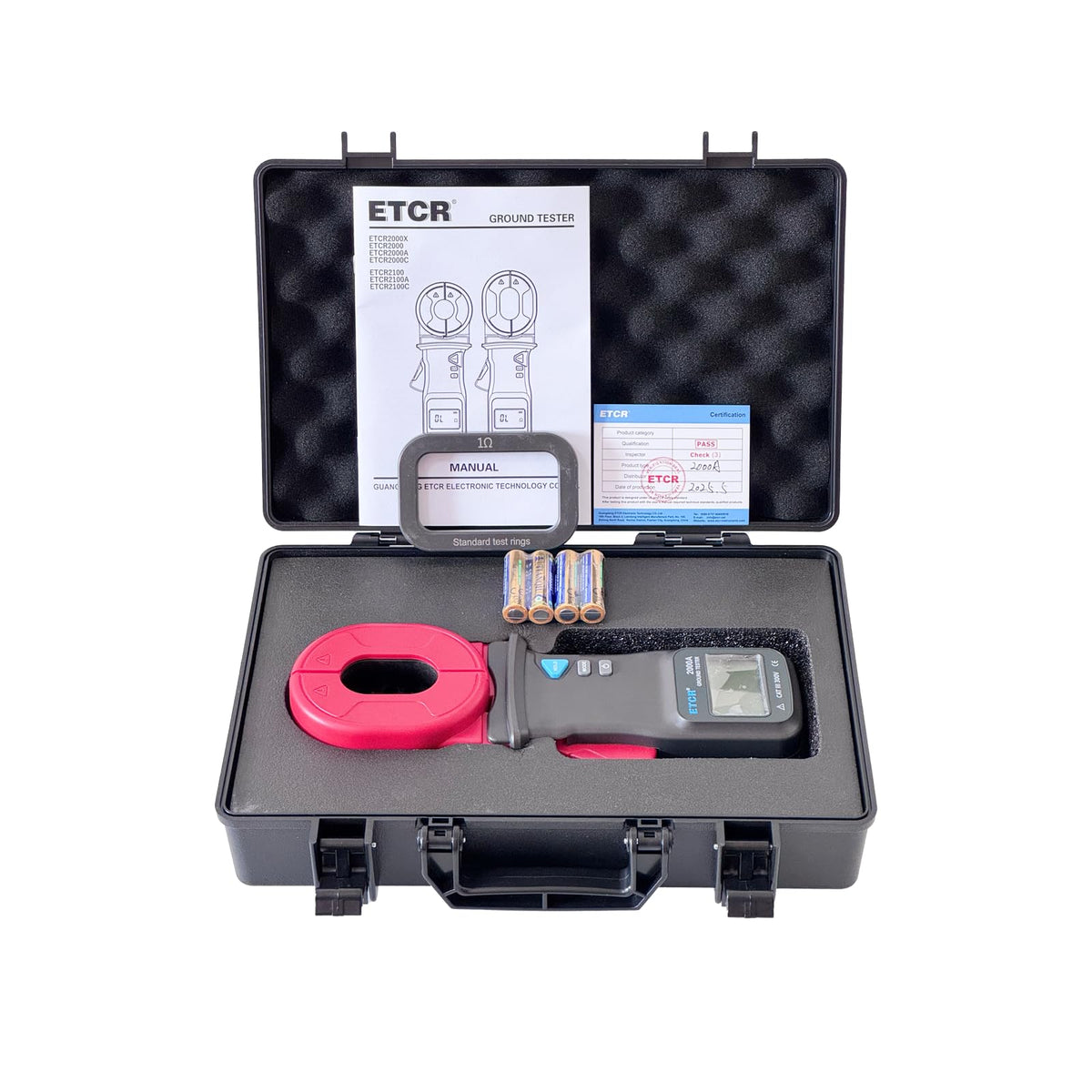 Gen2 ETCR2000A Digital Clamp Ground Earth Resistance Meter Tester 500Ω