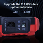 Xin Tester Digital Leakage Switch/Loop RCD Resistance Tester, Loop Resistance Meter Trip-Out Current/Time Meter with 2.0 USB Interface, XT5910