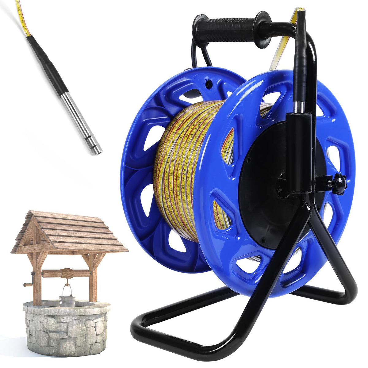 100m Groundwater Level Gauge with Steel Tape for Boreholes