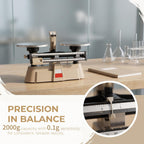 Two Pan Mechanical Balance, Lab Analytical Double Pan Scales
