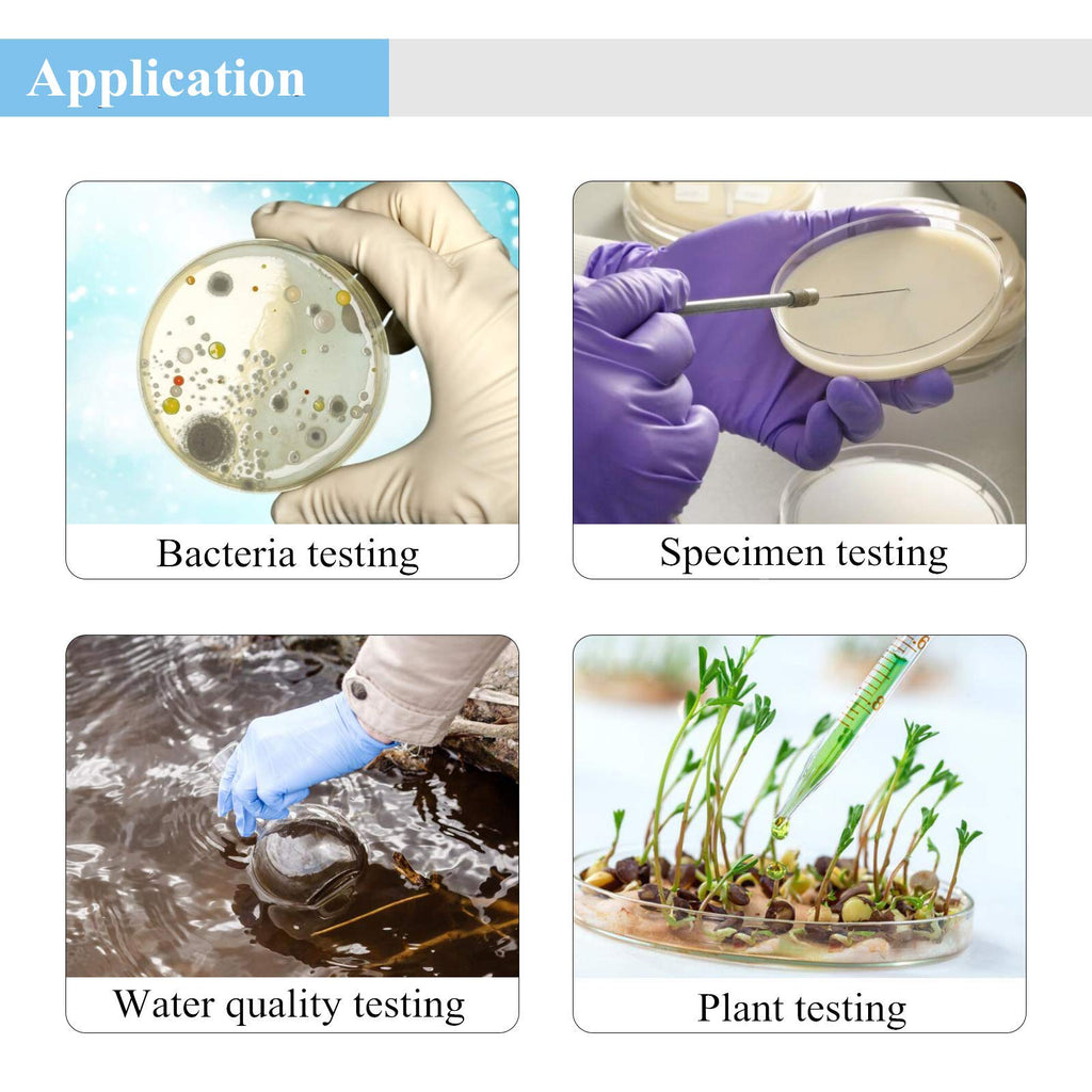 YUCHENGTECH Microbial Bacterial Colony Counter Bacterial Quantity Counting Machine Instrument Microbiology Tester 3/9 Times (220V)