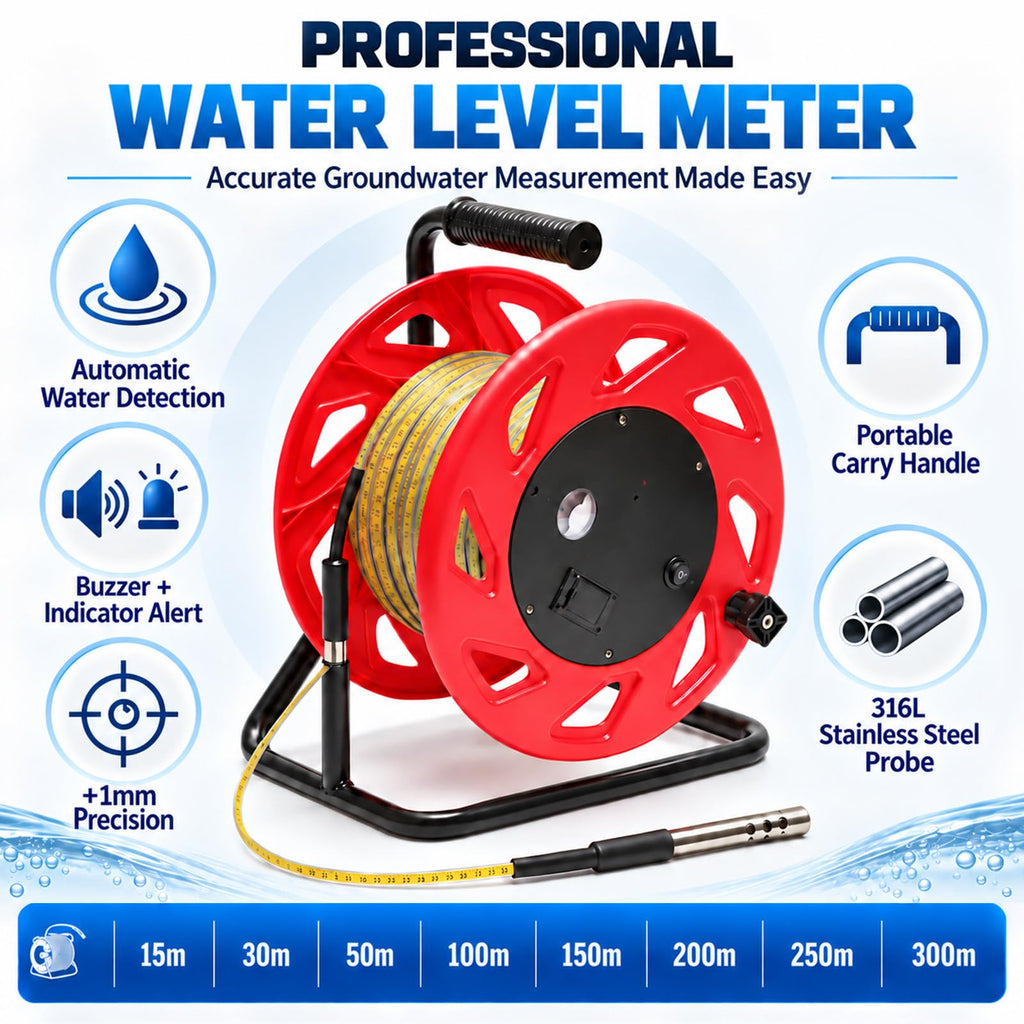 Well Water Depth Meter for Agriculture Use 30m-98ft