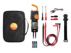 testo 770-3 Clamp Meter Set – Clamp Multimeter for Electrical Testing – HVAC Multimeter TRMS Measurement – Measures AC/DC Voltage up to 1000 V - with Retractable Pincer Arm and Bluetooth