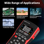 LCR Meter Handheld Digital Bridge Battery Internal Resistance Tester DQ02-2-in-1 High-Precision Capacitance and Battery Tester(DQ02 KitII)