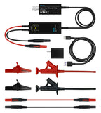 Micsig 700V 100MHz High Voltage Differential Probe kit 3.5ns Rise Time 10X/100X Attenuation Rate Oscilloscope Probe Kit Accessory DP10007