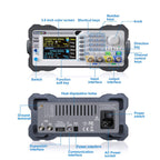 Goupchn 60MHz Dual Channel Programmable DDS Signal Generator