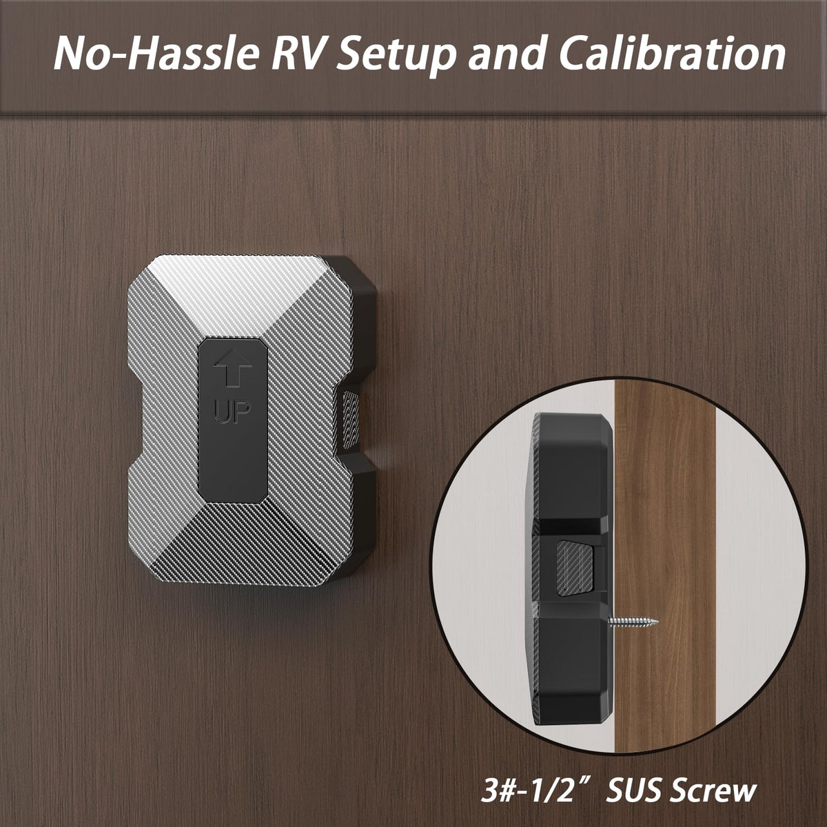Wireless RV Leveling System - American Design User-Friendly Only for Android Phone App With Real-Time Precise Leveling Measurements, Advanced RV Level Camper Must Have Accessory, Battery-powered