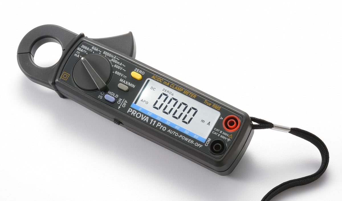 Taiwan Quality PROVA 11 Pro mA AC/DC Clamp Multimeter High Accuracy 6000 Counts True RMS Clamp Meters Amp Multimeter Voltmeter Pliers Ammeter Clamps Multi Testers with Temp. Measurement