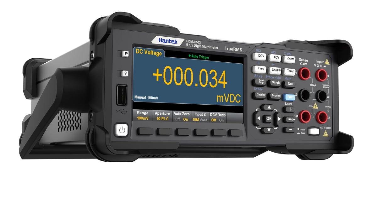 Hantek HDM3055X 5-1/2 Digit Digital Multimeter，5.5 Digit DMM Benchtop Multimeter