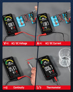 KAIWEETS KE1000 Megohmmeter Insulation Resistance Tester Up to 100GΩ and KAIWEETS KM602 Smart Multimeter Rechargeable Electrical Tester with Auto Ranging Digital Voltmeter