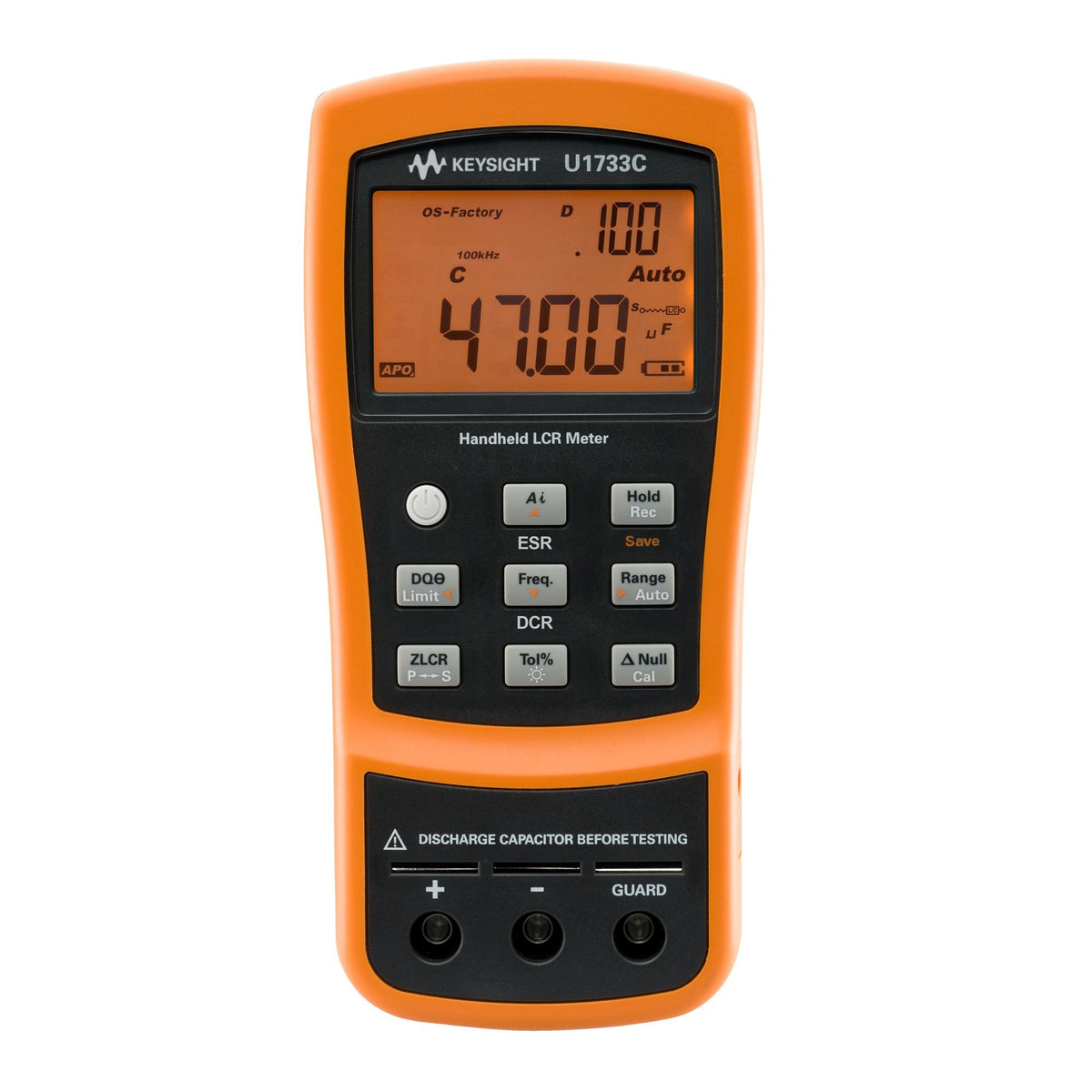 KEYSIGHT U1733C 100Hz/120Hz/1kHz/10kHz/100kHz Handheld LCR Meter