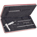 Starrett Micrometer Depth Gage with Half Base, 0-3" Range
