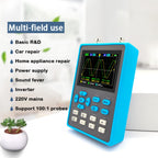 ZEEWEII DSO2512G 2.8 Inch Handheld Digital Oscilloscope 120M Bandwidth Dual Channel Oscilloscope Signal Generator Xymode(DSO2512G)