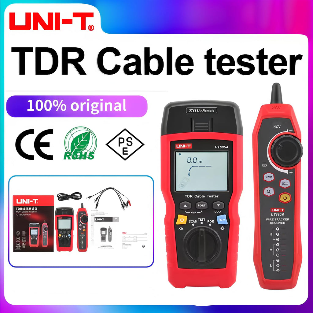 UNI-T UT685A KIT Network Cable Tester, RJ45 RJ11 with Tracker Function