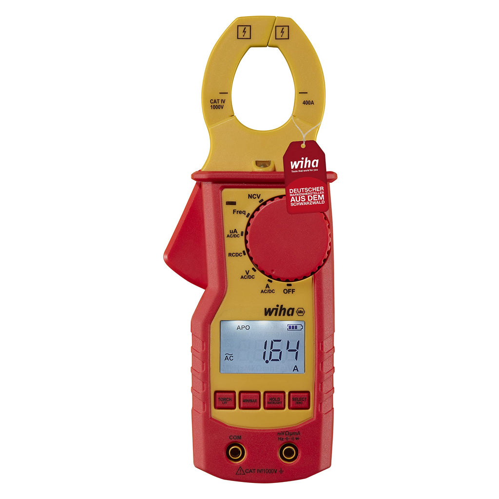Wiha Digital Clamp Meter 1000V, CAT IV, Model WH45219, Device