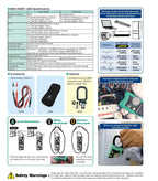 Japan Quality KYORITSU Digital Clamp Meters Multimeter 1000A Auto-ranging KEW 2002 2002R High Precision 0.01A Current Pliers Ammeter Voltmeter Resistance Frequency Tester(2002)