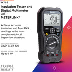 Flir IM75-2 Insulation Tester and Digital Multimeter, to 1kV