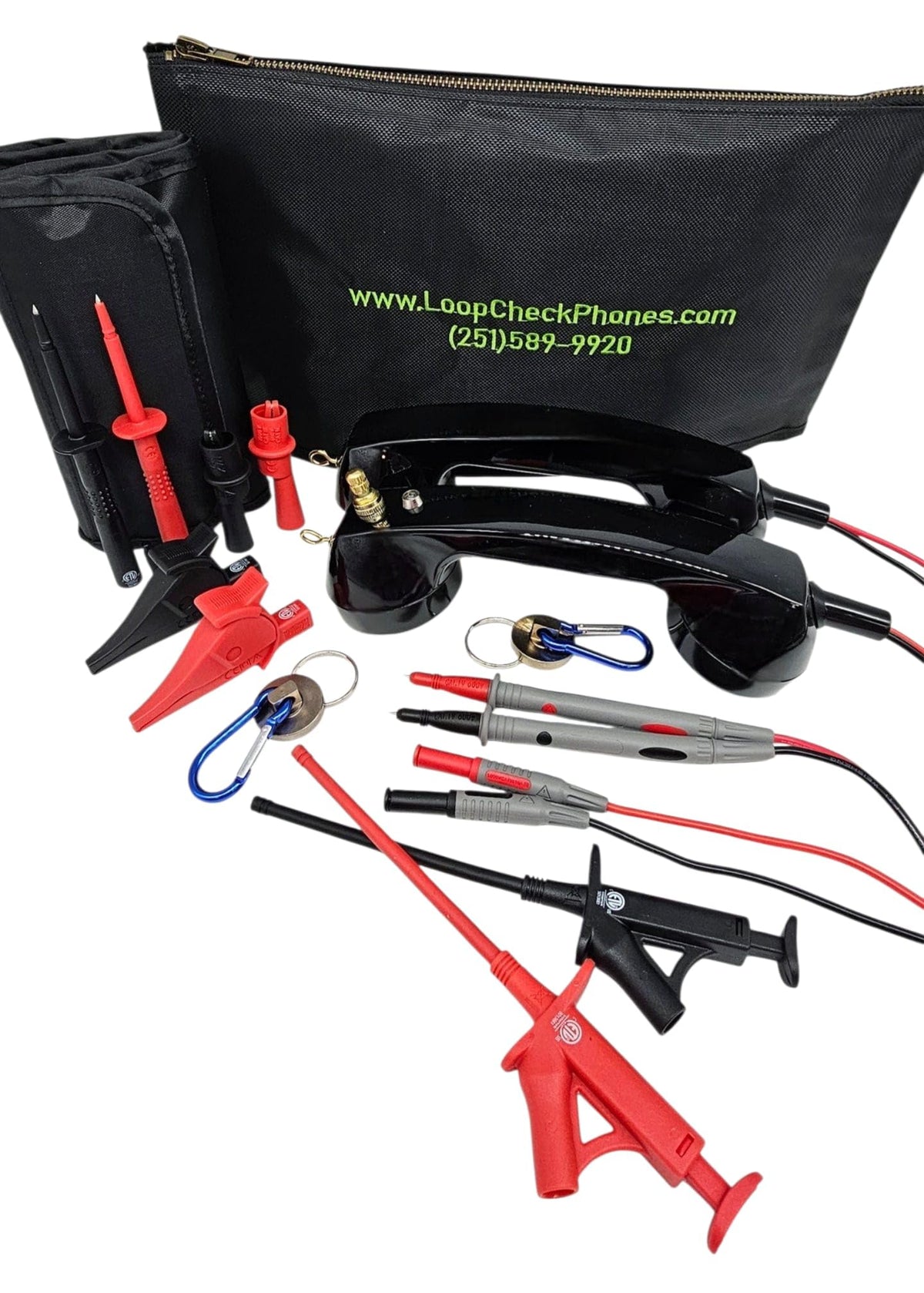Loop Check® Phones Continuity Test Electrician Set ME003-BM with Magnets